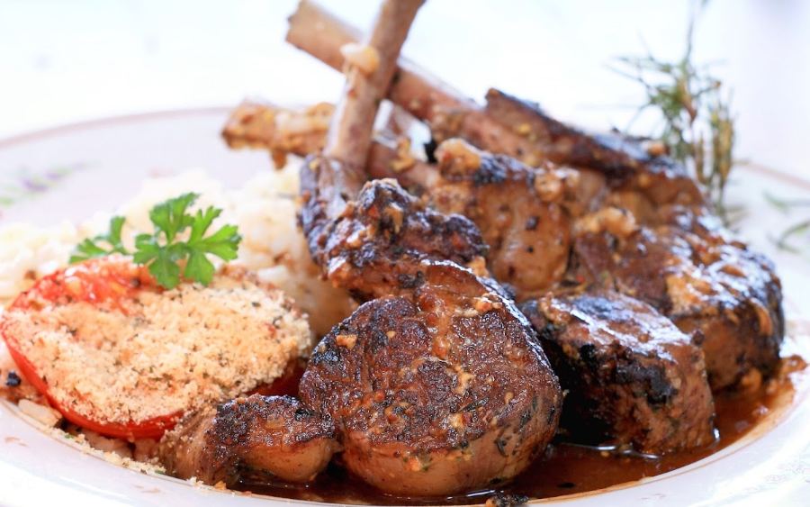 Rack of lamb